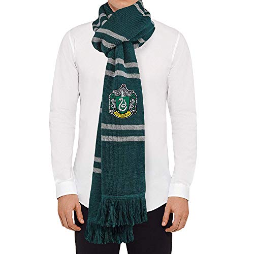 Cinereplicas - Harry Potter - Scarf Deluxe - Slytherin - Official Warner Bros License - 98 x 9,8 inches - Image 3