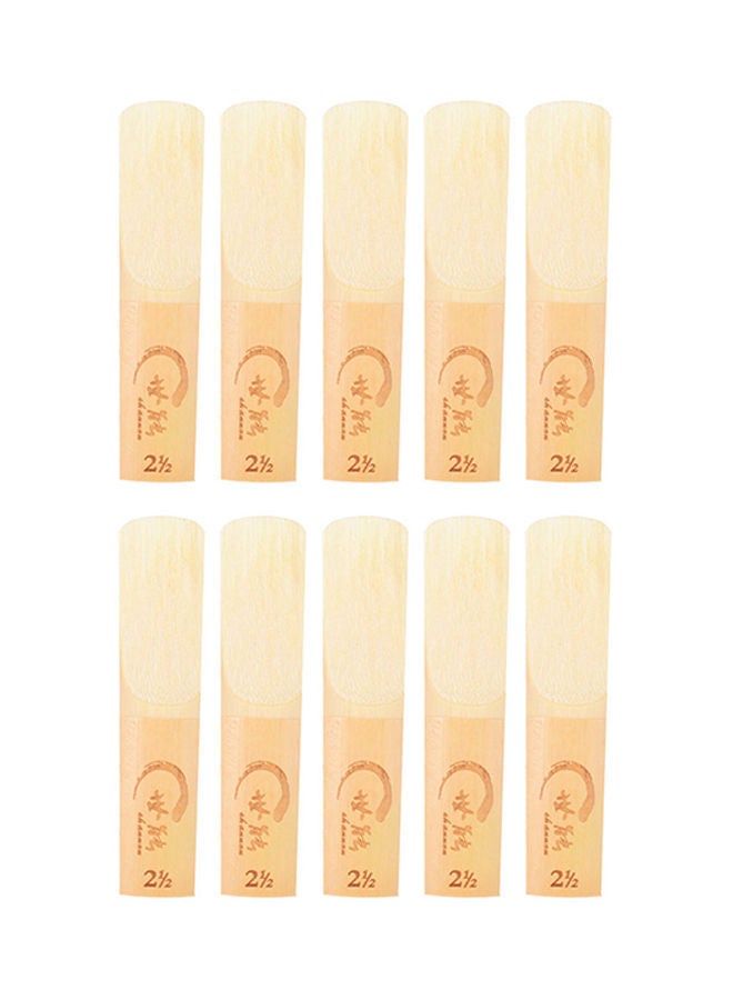NIBEMINENT 10-Piece Professional Eb Alto Saxophone Reeds  - Image 1