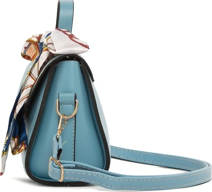 Bagmori Blue Covered Shawl Hanger Bag