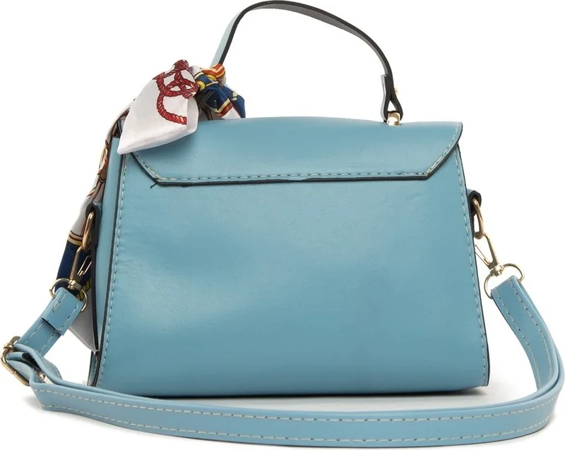 Bagmori Blue Covered Shawl Hanger Bag