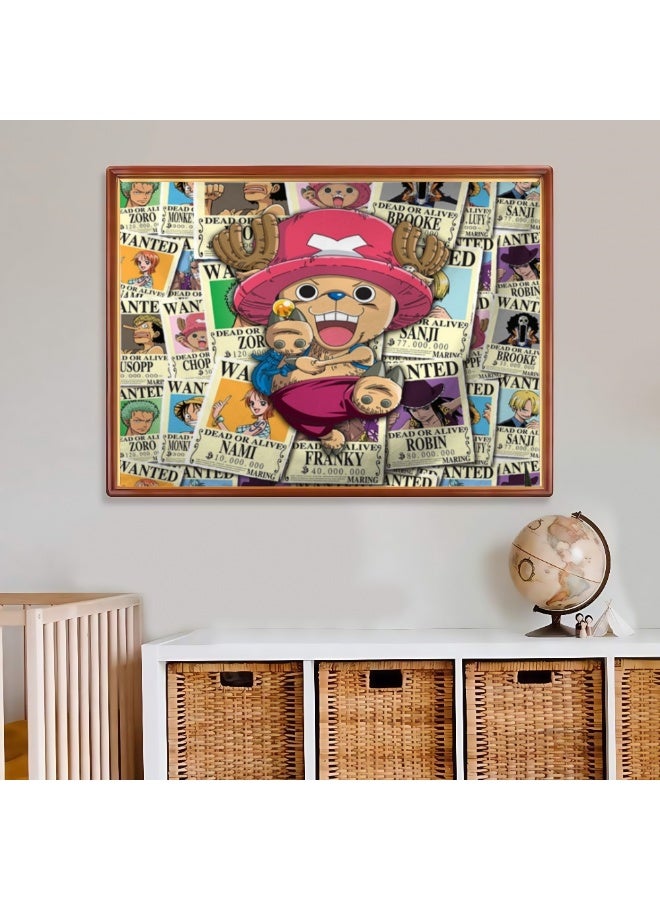 【1000 قطعة بانورامية ون بيس】ألغاز ملونة لشخصيات الأنمي | تحدٍ تعليمي للبالغين والمراهقين | هدية لجمع المُقتنيات وزينة منزلية - Image 2