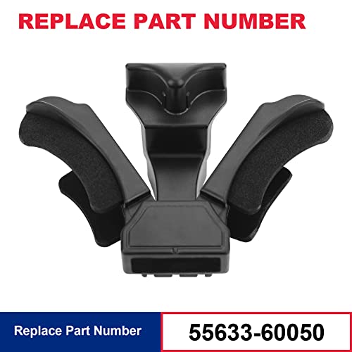 VASTAUTO فاصل حامل الأكواب متوافق مع تويوتا لكزس 2000-2015 استبدال# 55633-60050 حامل الأكواب الأمامي المركزي - Image 2