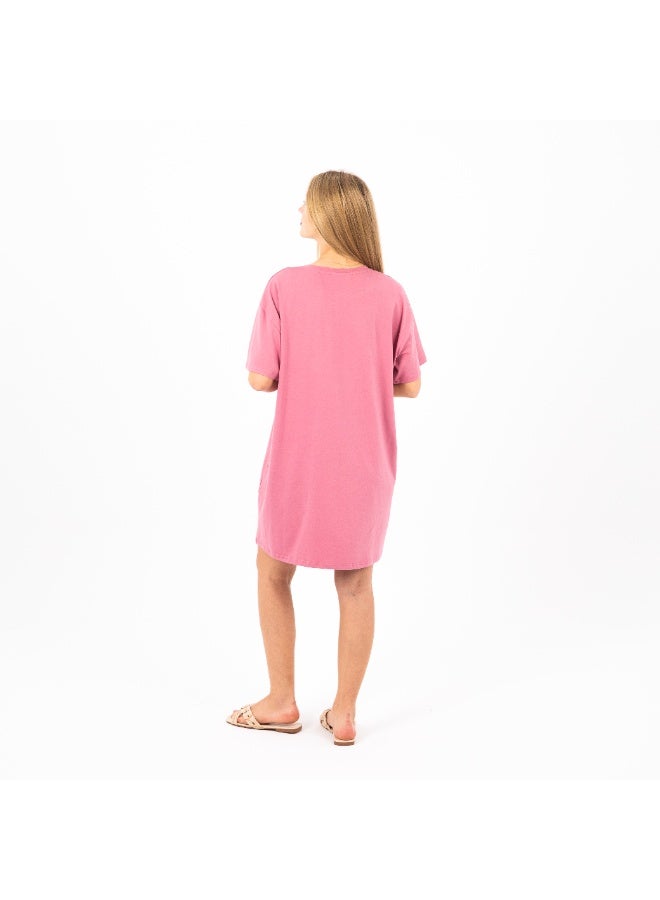 zecotex  Women's Cotton Nightdress with Cute Panda Print – Short Sleeves – Casual & Comfy Sleepwear  - Image 3