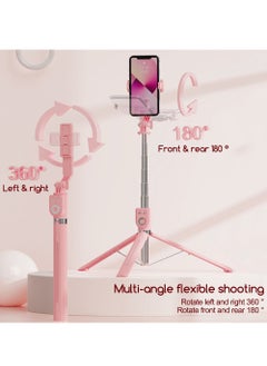 Generic Extendable Selfie Stick with Remote, Black, 1.3 Meters  - Image 2