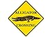 Rogue River Tactical Rogue River Tactical Funny Metal Warning Alligator Crossing XING Tin Sign Wall DÃƒÂ©cor Man Cave Bar Gator Crocodile - Image 2