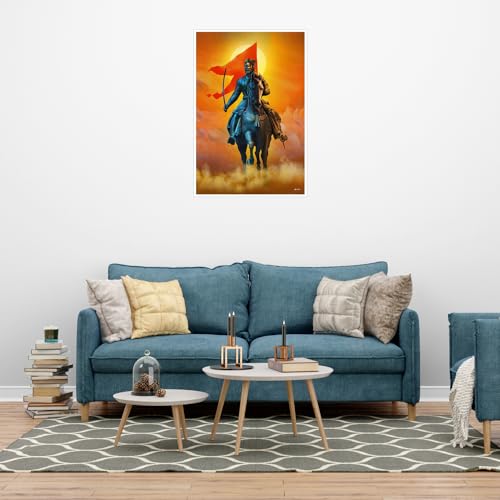 Masstone Shivaji Maharaj Poster | Chatrapati Shivaji Maharaj Wall Poster (12x18 Inch) | Wall Poster Without Frame for Living Room | Posters for Room Decoration - Image 5