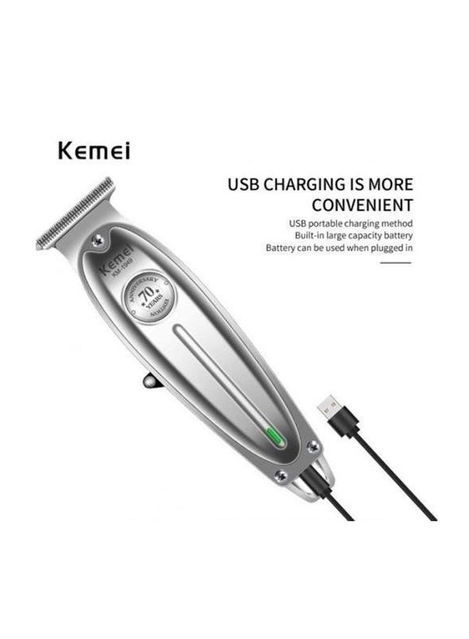 Kemei KM-1949 One Blade Face Shaver Silver - Image 2