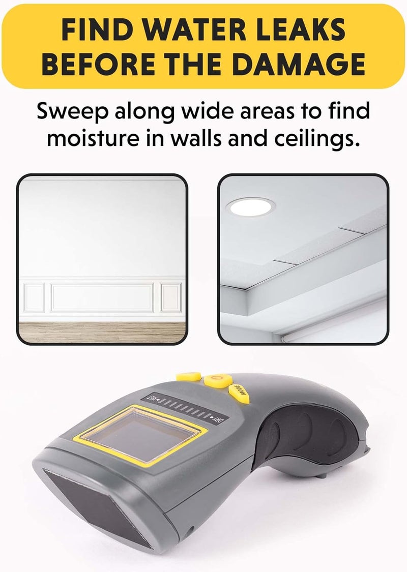 General Tools LCD Moisture Meter #MM8 - Leak and Humidity Detector - Pinless and Non-Invasive - Image 4