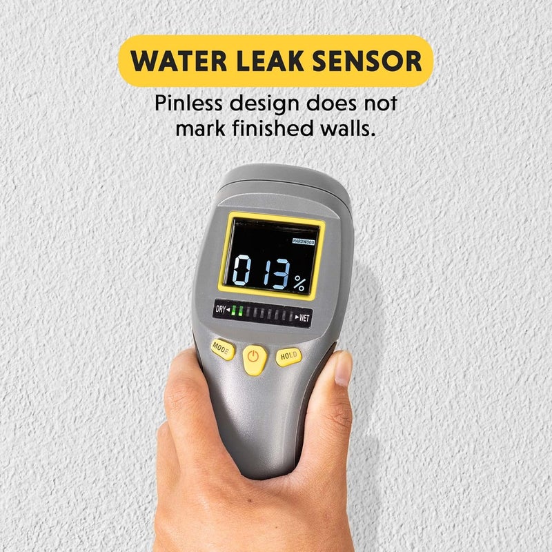 General Tools LCD Moisture Meter #MM8 - Leak and Humidity Detector - Pinless and Non-Invasive - Image 2
