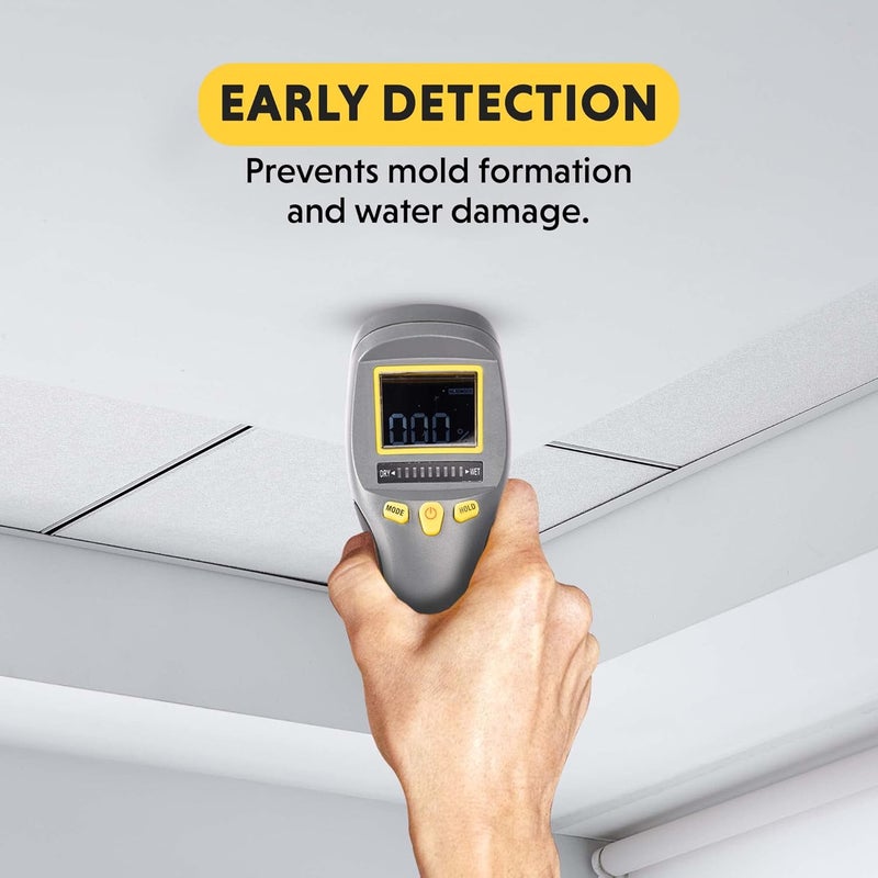 General Tools LCD Moisture Meter #MM8 - Leak and Humidity Detector - Pinless and Non-Invasive - Image 5
