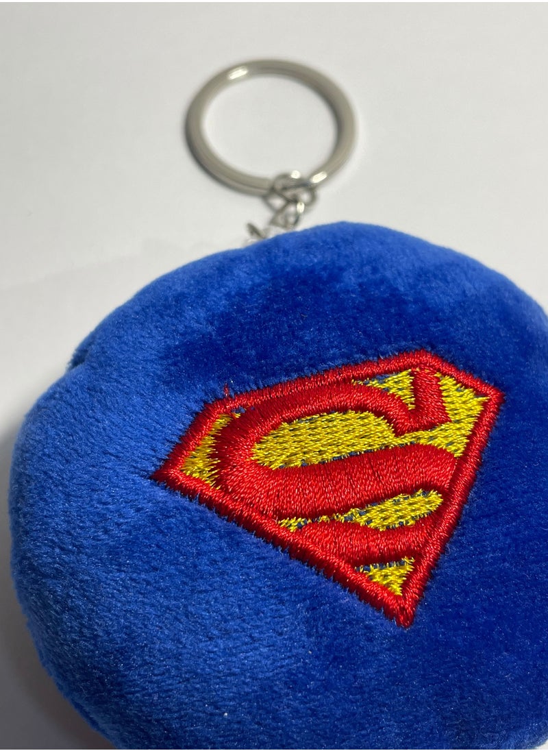 Generic - Cotton keychain with cartoon Superman character design - Image 1
