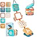 GRESEESM Montessori Busy Board for 1 Year Old Toddlers Travel Toys for Ages 13 Sensory Activity Board for Airplane and Car Baby Gifts for Boys Girls Easter Basket Stocking Stuffers - Image 3