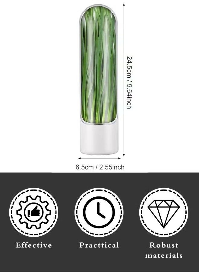 GMORO Herb Saver for Refrigerator, Herb Saver Pod, Vegetable Preservation Bottle, Fresh Herb Keeper for Cilantro, Mint, Parsley, Keeps Greens Fresh for 2-3 Weeks - Image 4