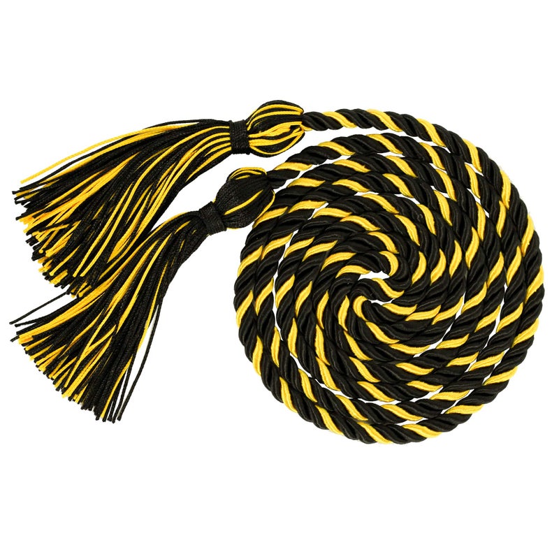 GraduationMall Graduation Honor Cord 68" BlackGold - Image 1