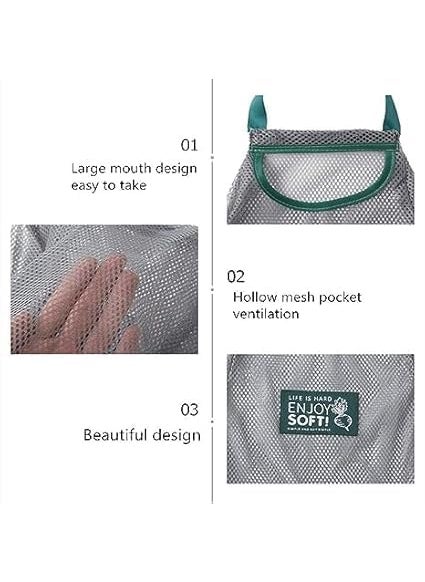 istore - Istore Reusable Mesh Bags for Fruit and Vegetable Hanging Storage, Kitchen Storage, Washable & Foldable Net Bags for Veggies Onion Garlic Green Pepper/Garbage Bag - Image 1