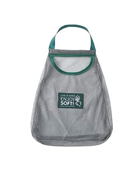 istore - Istore Reusable Mesh Bags for Fruit and Vegetable Hanging Storage, Kitchen Storage, Washable & Foldable Net Bags for Veggies Onion Garlic Green Pepper/Garbage Bag - Image 1