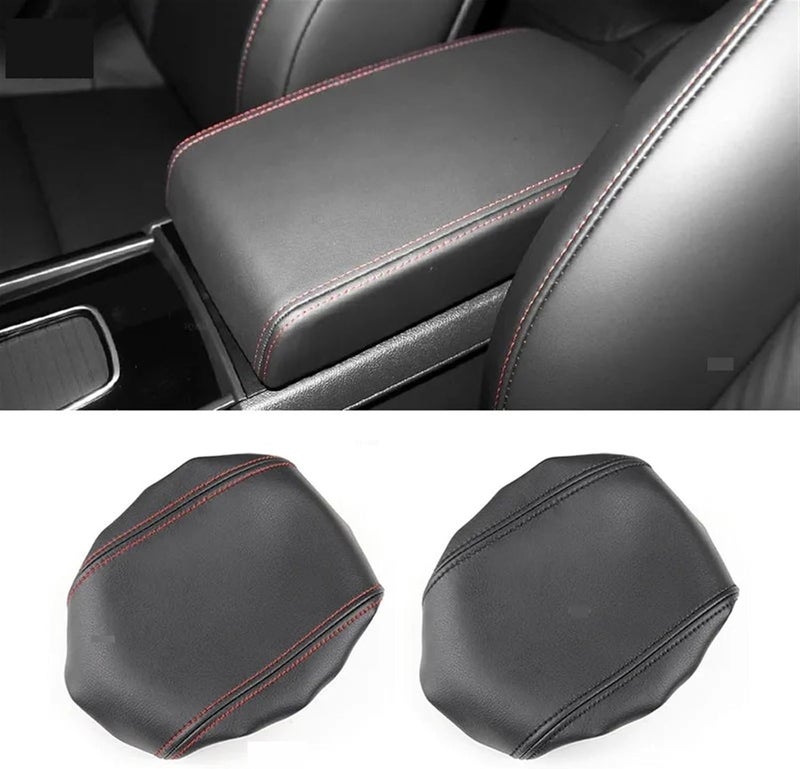 QASULER Microfiber Leather Armrest Cover for Peugeot 508 - Image 4