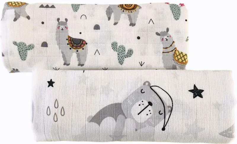 جونييروس 2 Pieces 110X110 Multi-Purpose Muslin Blanket