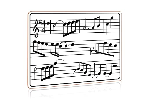 Scribbledo Dry Erase Music Staff White Boards 9" X 12 Inch Lapboard Double Sided Musical Notes whiteboard for Kids Students, Musicians and Home - Image 1