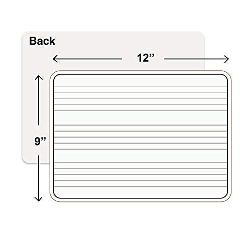 Scribbledo Dry Erase Music Staff White Boards 9" X 12 Inch Lapboard Double Sided Musical Notes whiteboard for Kids Students, Musicians and Home - Image 3