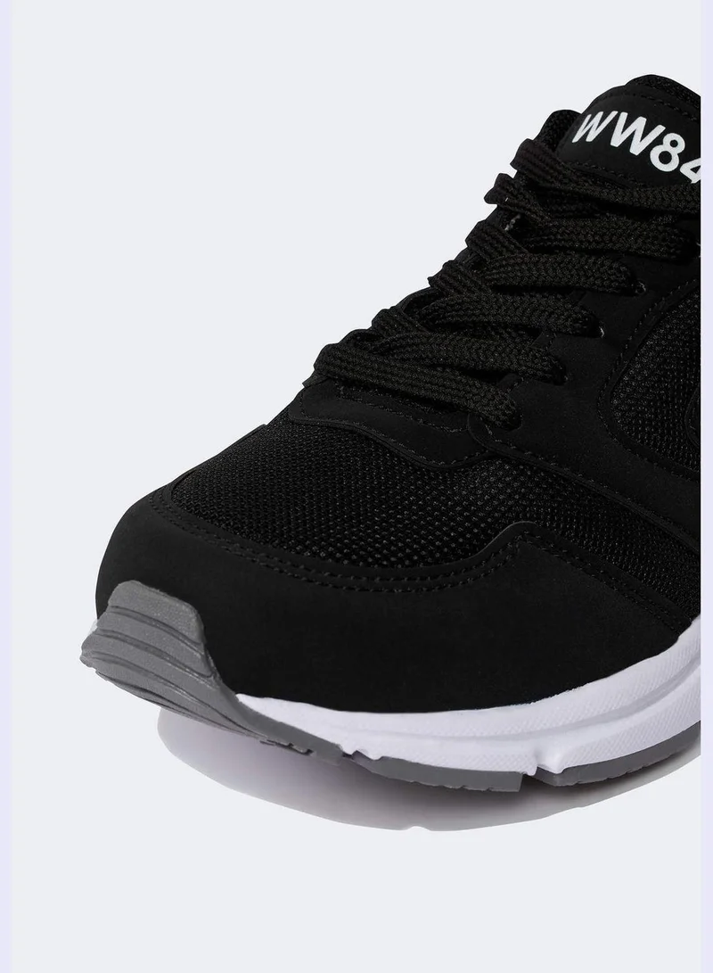 DeFacto Faux Leather Wonder Woman Print Lace Up Trainers