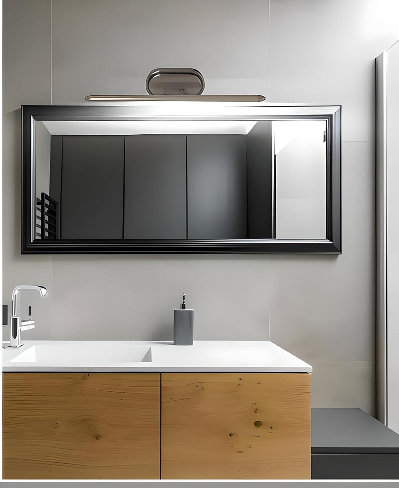 FILLISKA ® ضوء مرآة حديث بتقنية LED مع 3 أوضاع إضاءة قابلة للتعديل (أبيض، أبيض دافئ وأبيض محايد) (ضمان 2 سنة) (12 واط من النيكل المصقول) - Image 4