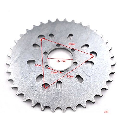 sthus New Wheel Sprocket 36T 36 Tooth Motorized Gas Cycle Bicycle 50cc 60cc 80cc - Image 3