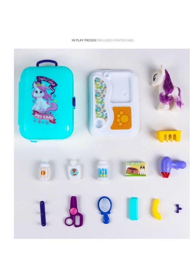 ميكسد طبيب بيطري يتظاهر بأنه لعب الحيوانات الأليفة لعبة الجمال البيطري - Image 2