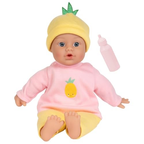 Adora Sweet Baby - 11” Soft & Cuddly Baby Doll, Realistic Features, Gentle Scent, Machine Washable, Lightweight & Easy to Hold | Adorable Playmate (Pineapple) - Image 1