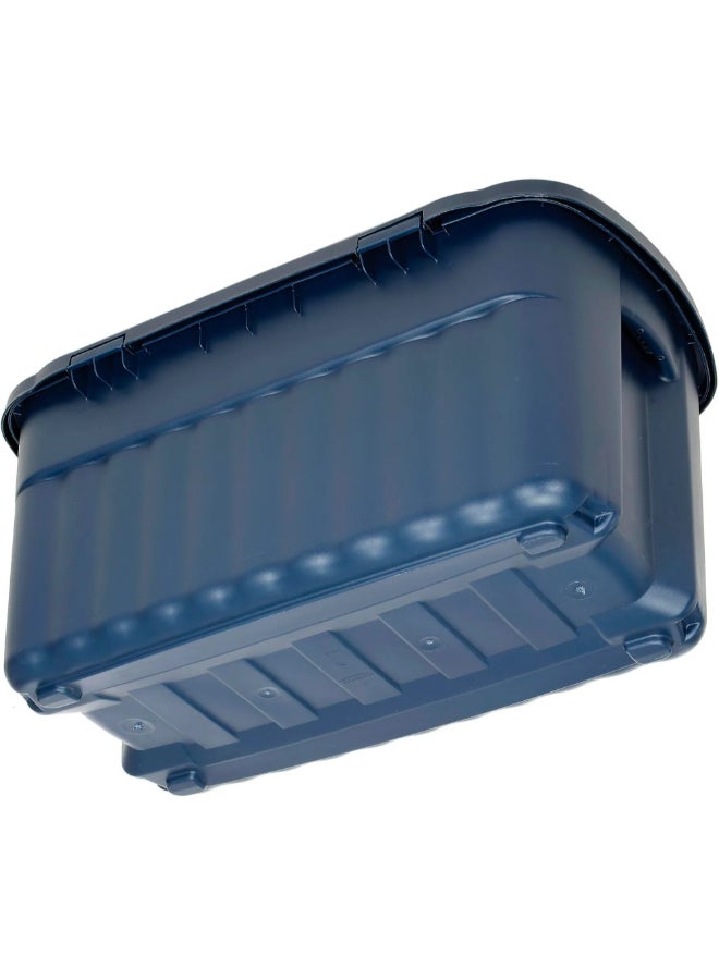Rubbermaid Roughneck Durable Polyethylene Storage Tote Box Blue 151.4 L RMRT400001  - Image 3