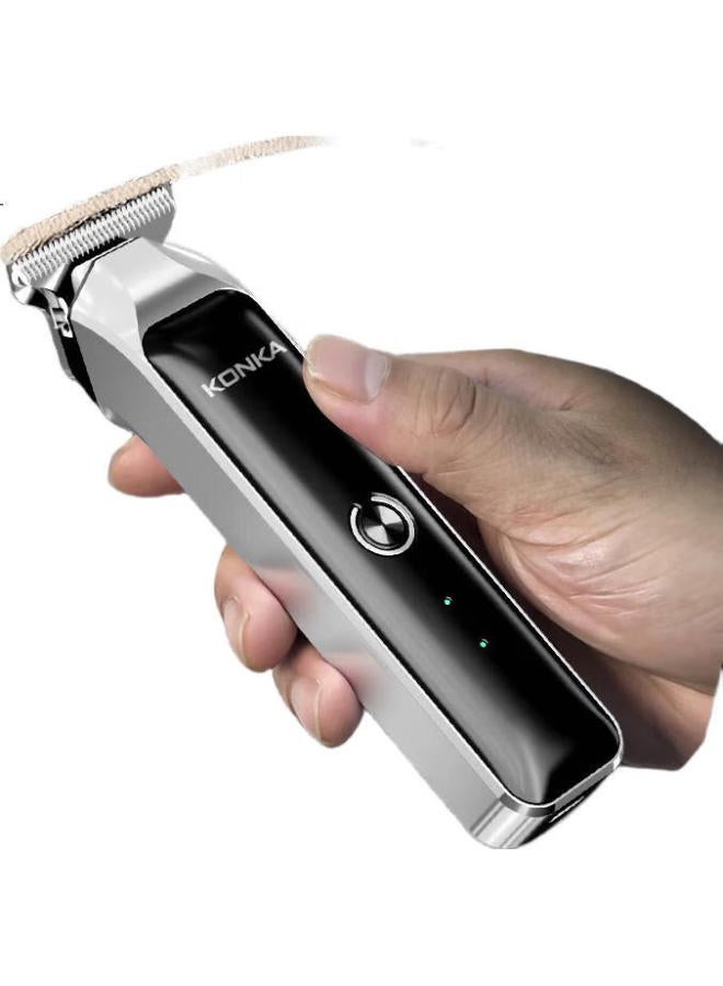 KONKA Hair Clipper, Electric Trimmer For Adults, Hair Carving Electric Shaver, Hairline Trimmer, Hair Cutting Tool, Hairline Shaver, Hairline Trimmer, Hairline Shaving Tool, Hairline Trimmer, Father'S Day Gift - Image 1