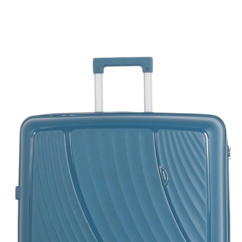 Aviator Luxury Complete Luggage Set - 3 Pieces in Shatterproof Polypropylene (Large Sizes and Superior Features) - Image 3