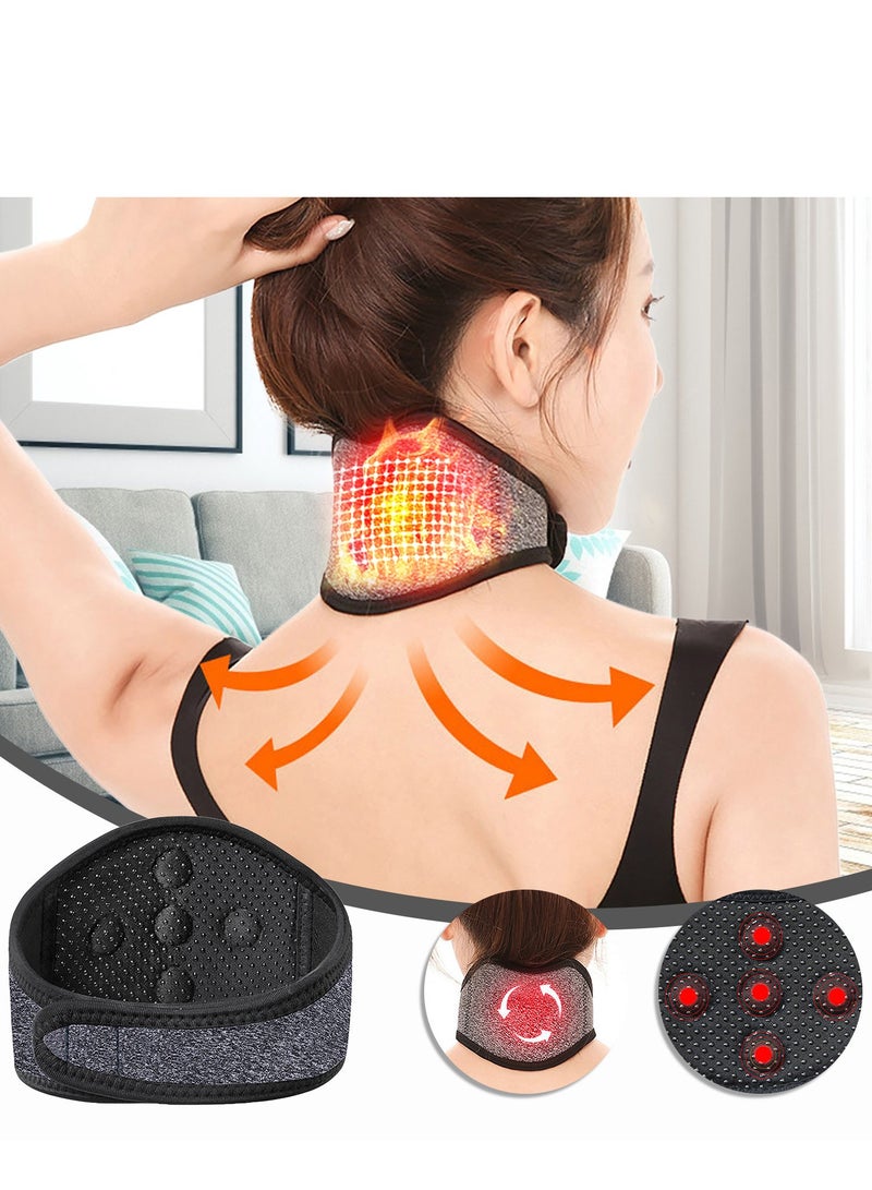 general Cordless Neck Heating Pad, Portable Neck Massager for Tension Relief, Wireless Heating Pad for Neck, Arms and Legs, Electric Heating and Vibration Device, Gifts for Her or Him - Image 1