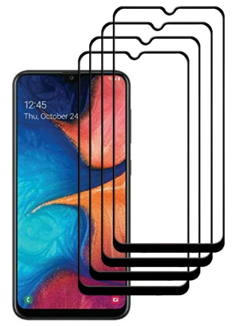 أكاليكس 4 قطع، حماية شاشة، لهاتف سامسونج جالاكسي A20، جودة ممتازة. - Image 1