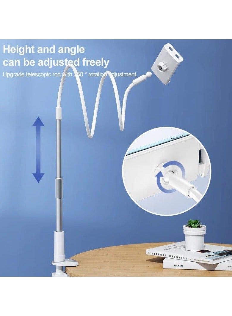 Benks L39 Lazy Telescopic Phone Bracket, 360-Degree Rotation, Silicone Pad, 4-11 inch Device Compatible, 350g, ABS/Aluminum Alloy/Silicone - Image 5