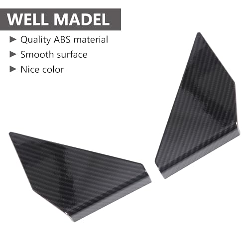 RERPRO Rear Window Triangle Cover Trim Compatible with 2021 2022 2023 2024 2025 Ford Bronco 4 Door Accessories Exterior Decoration Trims Kit Protection Decor Covers, 1 Pair Carbon Black - Image 4