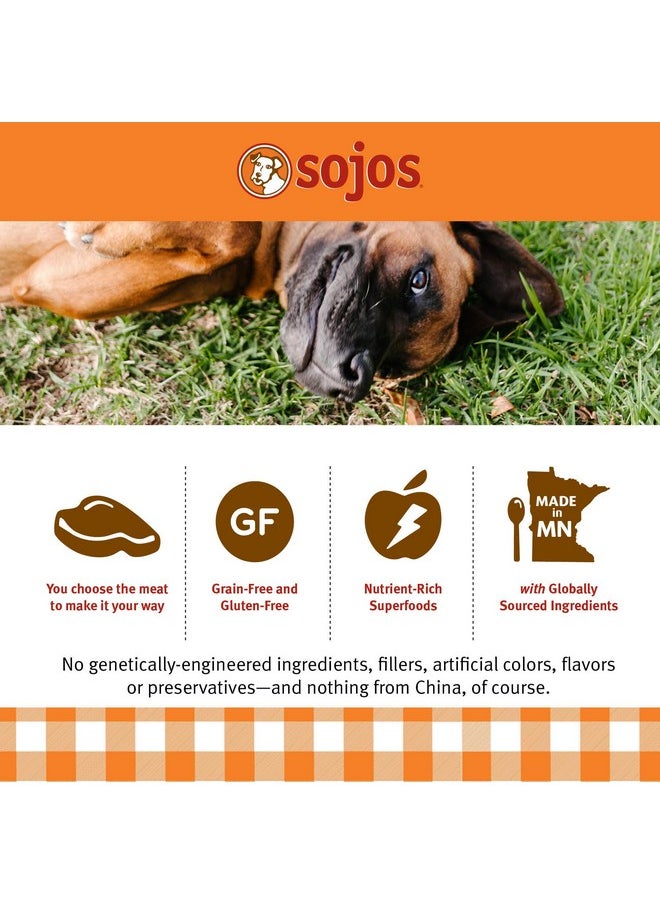 Sojos SOJOS Complete Beef Recipe Dehydrated Dog Food, 1.75 lb, Yellow  - Image 5