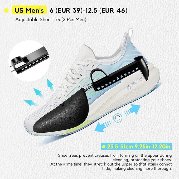 WU Adjustable Shoe Stretcher for Men and Women - Plastic, Anti-Deformation Design - Image 2