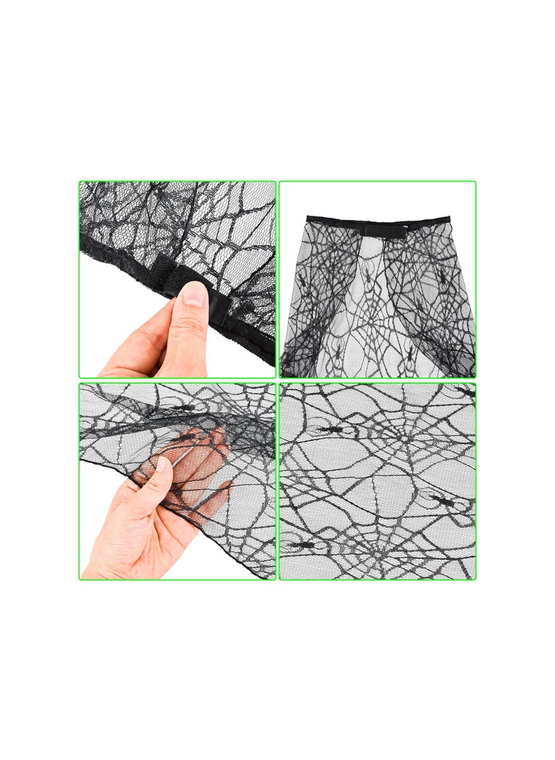 SYOSI - Spider Web Cape, Halloween Cape Women Witches Robe Cape Cloak Unisex Fancy Dress Up Costume, The Neckline Is Tied, No Odor for Parties, Holiday Bashes and More(1 Pack) - Image 1