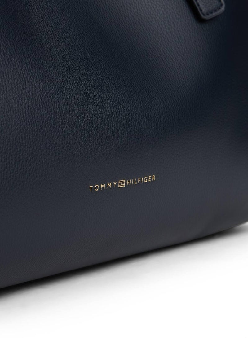 TOMMY HILFIGER Logo Satchel Handbag - Image 5