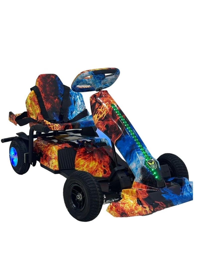 شارد سيارة كهربائية للأطفال 12 فولت - سيارة واسعة بمقعدين مع عجلات كبيرة للطرق الوعرة، وجهاز تحكم عن بعد للوالدين وموسيقى - سيارة لعبة أنيقة للأولاد والبنات - Image 2