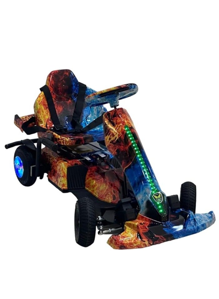 شارد سيارة كهربائية للأطفال 12 فولت - سيارة واسعة بمقعدين مع عجلات كبيرة للطرق الوعرة، وجهاز تحكم عن بعد للوالدين وموسيقى - سيارة لعبة أنيقة للأولاد والبنات - Image 4