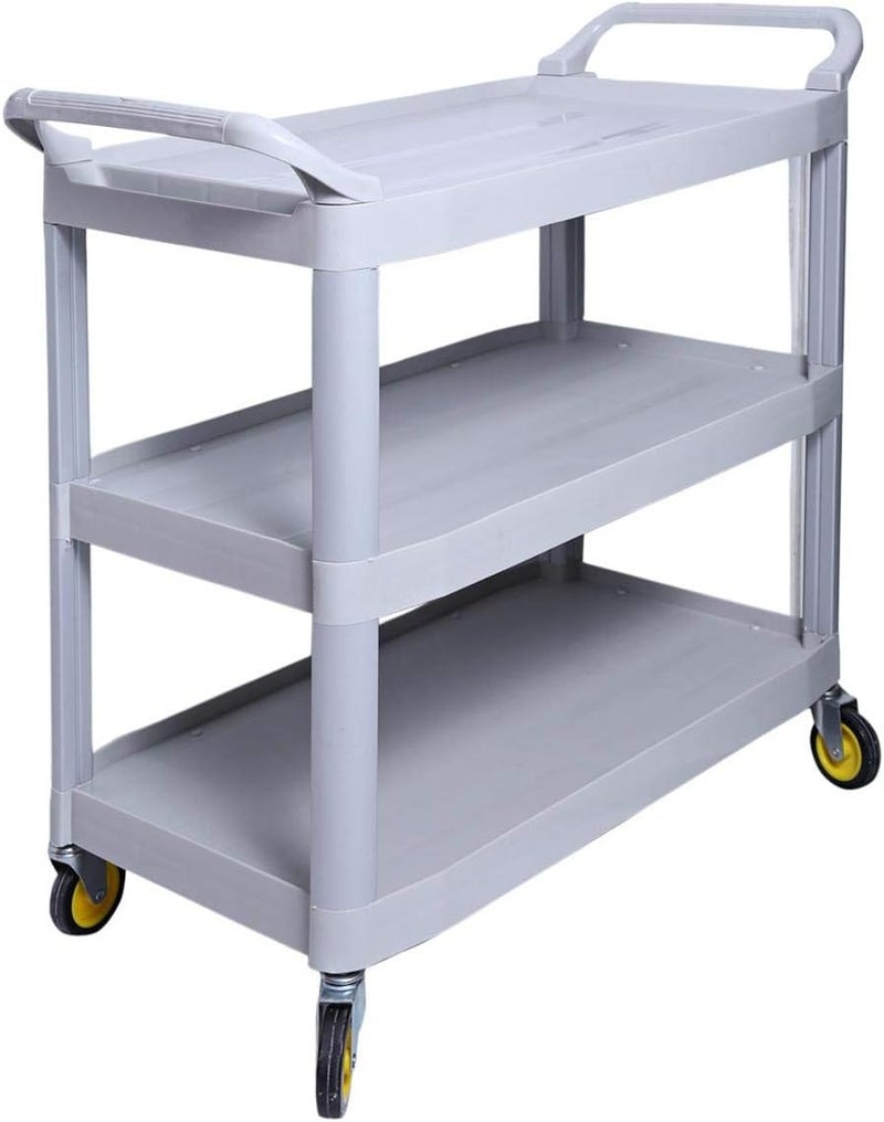 Phoenix Plastic 3 Layer Big Server Tray, Gray - Image 2