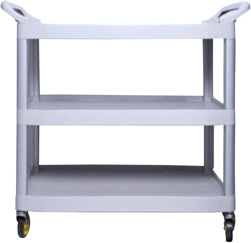Phoenix Plastic 3 Layer Big Server Tray, Gray - Image 1