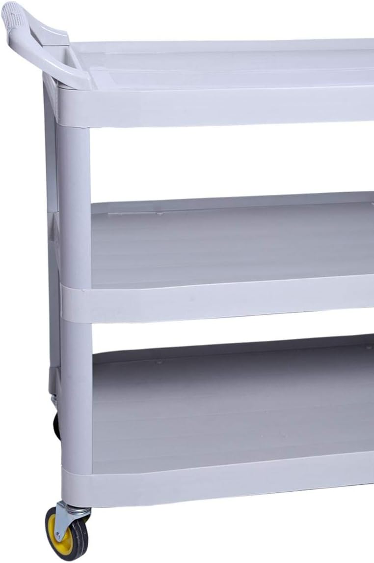 Phoenix Plastic 3 Layer Big Server Tray, Gray - Image 3