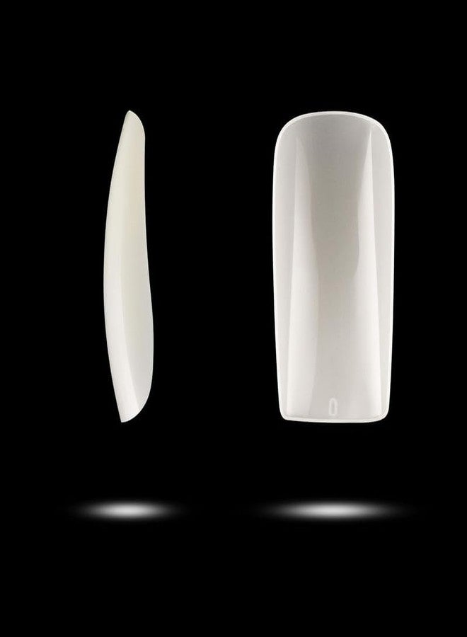 RECTYO GALLERY Full Cover Acrylic False Nail Tips, 100PCS Fake Nail Shape Artificial False Nails Tips 10 Sizes with Case for Nail Art Salons and Home DIY (Natural) - Image 5