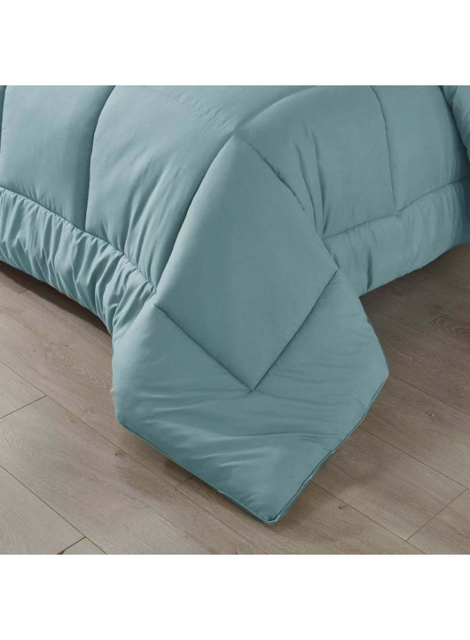 ShinyFlower Cotton Filling Comforter 8 Pieces Set ,Soft Microfiber Fabric,  Double Size 240x 220 cm, Hotel Comforter - Image 2