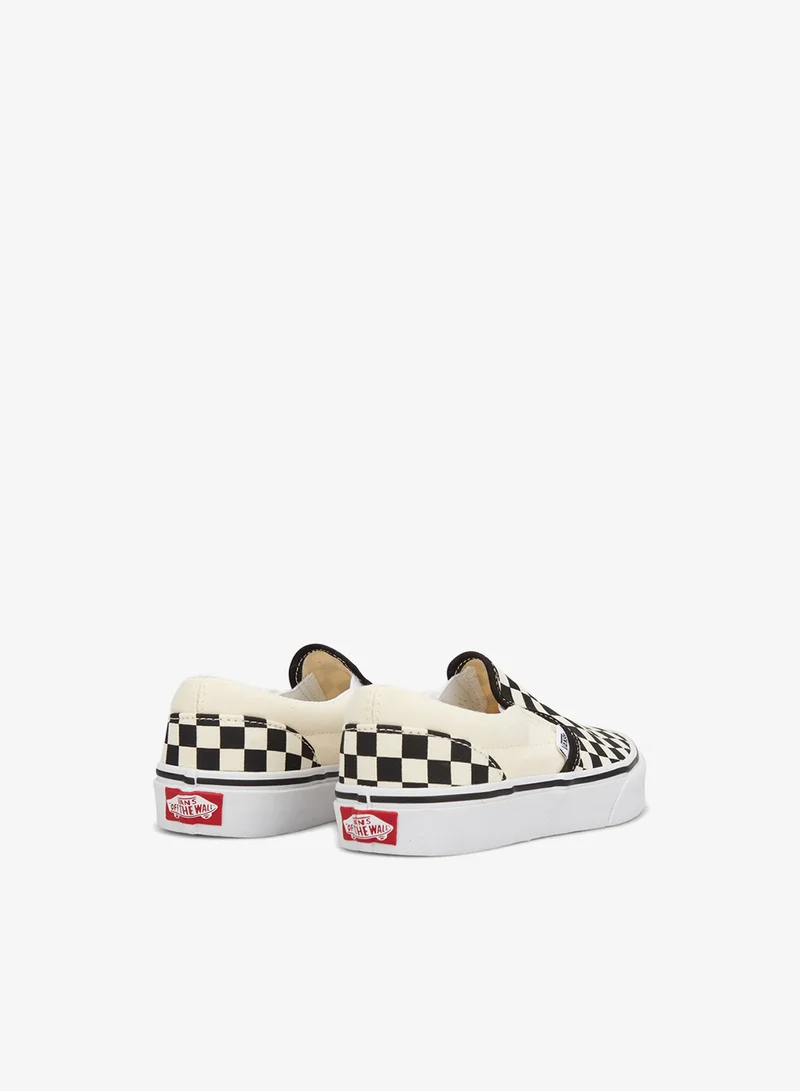 Vans Multi-Colour Kids' Checkerboard Classic Slip-On Unisex Shoe (All Kids) for Men | Best Price UAE