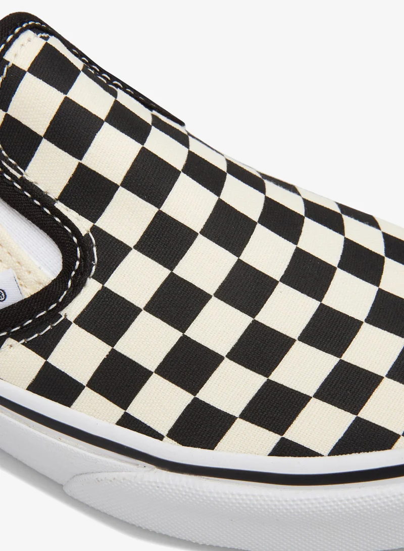 Vans Multi-Colour Kids' Checkerboard Classic Slip-On Unisex Shoe (All Kids) for Men | Best Price UAE