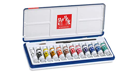 Caran D'Ache Paint Tubes, Gouache Studio, 12 Colors, Pack of 1 - Image 2